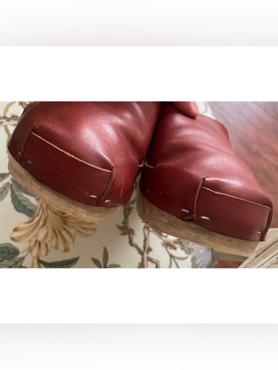 Rosa Mosa Women's Redddish Brown Leather Mules, Size 37 or 6.5 - Picture 5 of 8